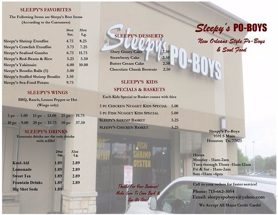 Sleepys Po-Boys