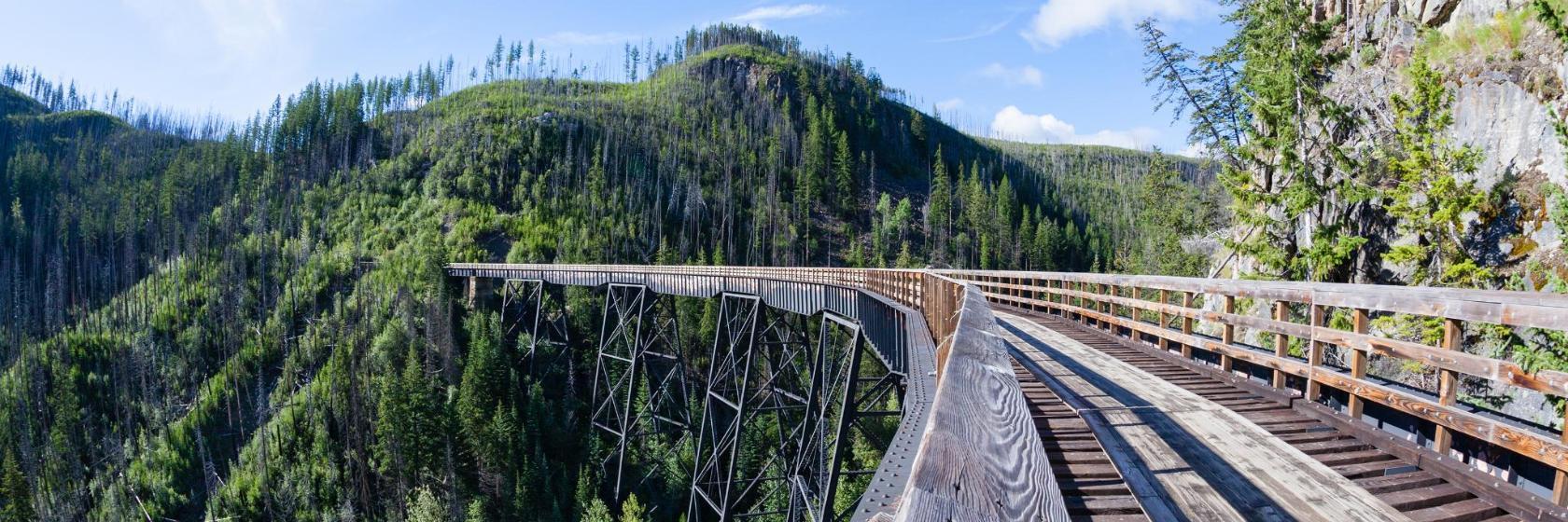 Myra Canyon Kettle Valley Railway Trestles